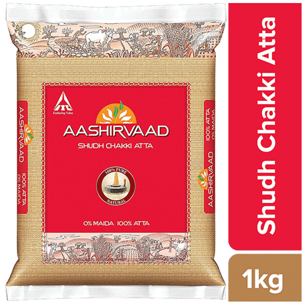 আশীর্বাদ আটা Aashirvad Atta 1Kg